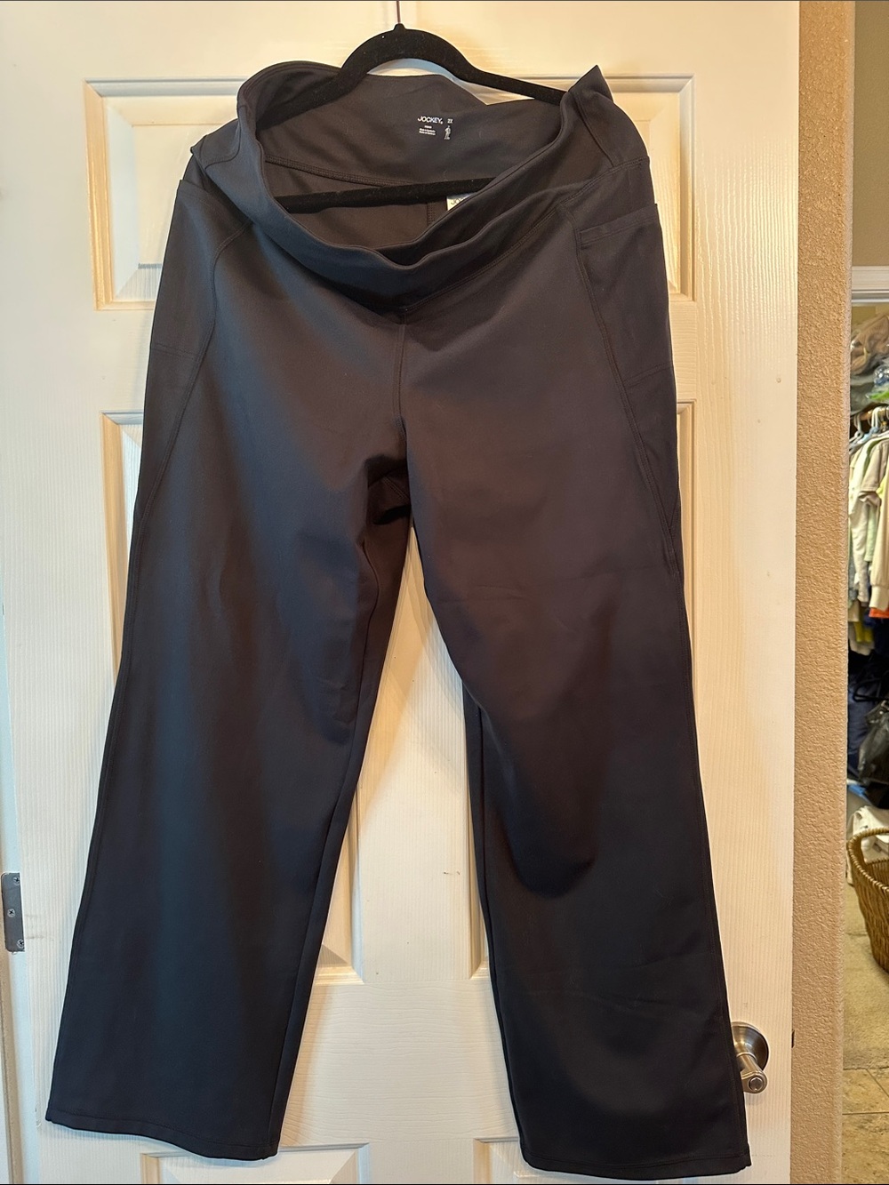 Jockey Black Pull-On Leggings